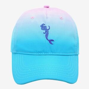 Disney The Little Mermaid Ombre Silhouette Cap NWT